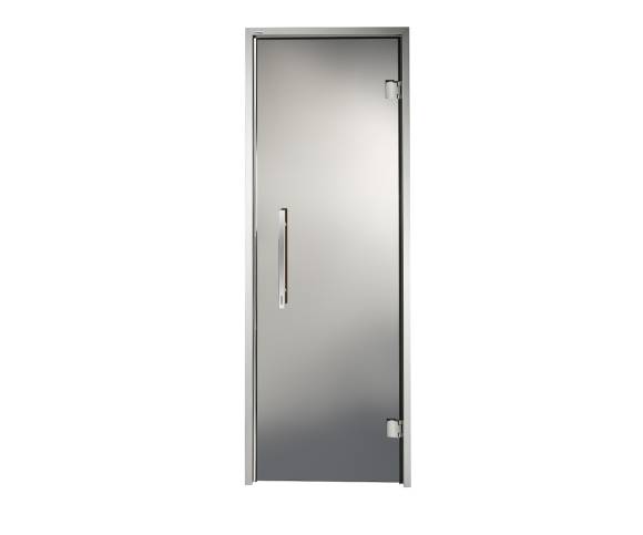 Дверь стеклянная Grandis GS 780*2090 (Anodize Silver) Grey (серое)