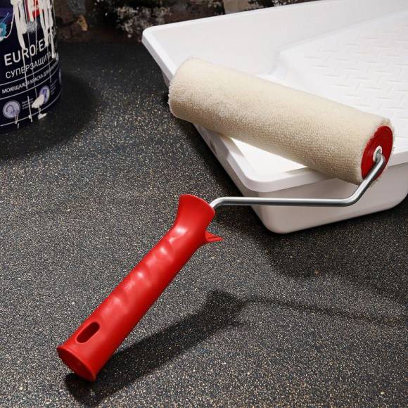 Валик велюр ворс 5мм шир. ролика 180мм d42мм бюгель 6мм Rexant 89-0029 Валик велюр ворс 5мм шир. ролика 180мм d42мм бюгель 6мм Rexant 89-0029