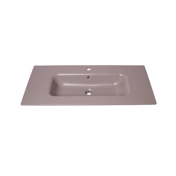 Мебельная раковина Plumberia Selection Ixo ceramica 100 матовая тортора