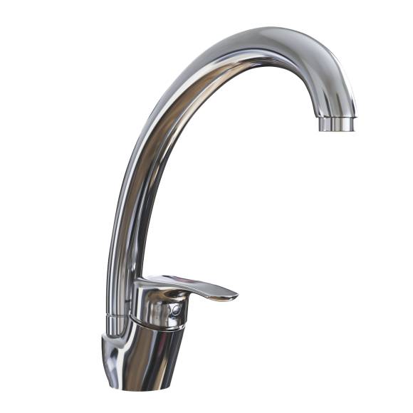 Смеситель для кухни 40k MIXLINE ML03-032 высокий излив боковая ручка под гайку (без подводки) Смеситель для кухни 40k MIXLINE ML03-032 высокий излив боковая ручка под гайку (без подводки)