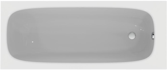 Акриловая ванна Ideal Standard I.life A 170x70 см, пристенная, euro white (евробелый)