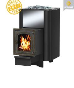 Печь банная Везувий Сенсация 16 антрацит дверка ДТ - 4С