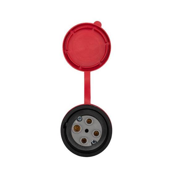 Розетка переносная влагозащ. с крышкой 3P+PE 32А IP44 каучук Rexant 111-012 Розетка переносная влагозащ. с крышкой 3P+PE 32А IP44 каучук Rexant 111-012