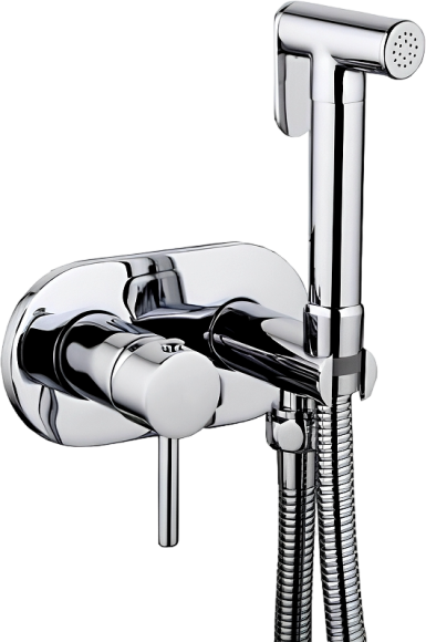 Гигиенический душ Haiba HB5515 со смесителем, хром