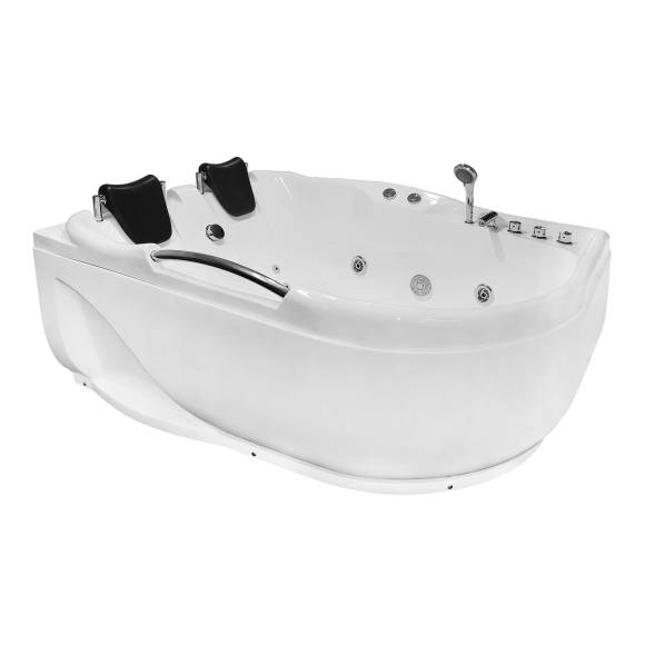 Ванна акриловая Loranto 1200х1700х650 с гидромассажем, левосторонняя, для двух персон (CS-806NL) Ванна акриловая Loranto 1200х1700х650 с гидромассажем, левосторонняя, для двух персон (CS-806NL)