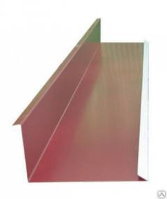 Планка примыкания верхняя 160х45х2000 Полиэстер Планка примыкания верхняя 160х45х2000 Полиэстер