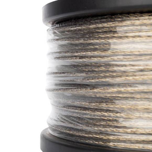 Трос стальной в ПВХ изоляции d3.0мм (200м) REXANT 09-5330 Трос стальной в ПВХ изоляции d3.0мм (200м) REXANT 09-5330