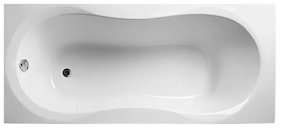 Акриловая ванна ALBA SPA Miami 150x70 см, пристенная, белая, на ножках