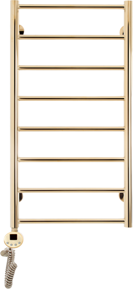 Полотенцесушитель электрический Domoterm Медея П8 40x80, золото, L