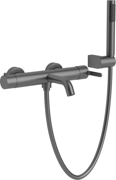 Смеситель для ванны с душем AltroBagno Unione 0222 GrMt оружейная сталь
