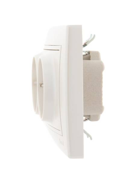 Розетка 2-м СП Mira 16А IP20 с заземл. со вставкой керамика жемчуж./бел. перламутр. LEZARD 701-3030-127 Розетка 2-м СП Mira 16А IP20 с заземл. со вставкой керамика жемчуж./бел. перламутр. LEZARD 701-3030-127