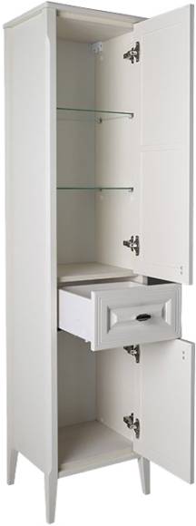 Шкаф пенал для ванной ASB-Woodline Монте 40 R, бежевый