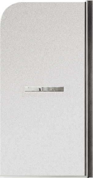 Шторка на ванну Maybahglass MGV-781-5 60x140, профиль матовый хром, стекло сатин
