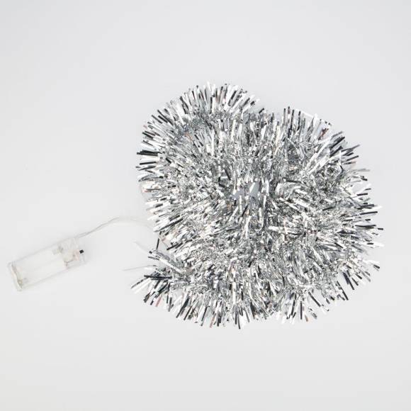 Гирлянда светодиодная "Мишура серебряная " 1.5м 10LED бел. 0.1Вт IP20 провод ПВХ прозр. элементы питания 2хAA (не в компл.) Neon-Night 304-011 Гирлянда светодиодная "Мишура серебряная " 1.5м 10LED бел. 0.1Вт IP20 провод ПВХ прозр. элементы питания 2хAA (не в компл.) Neon-Night 304-011