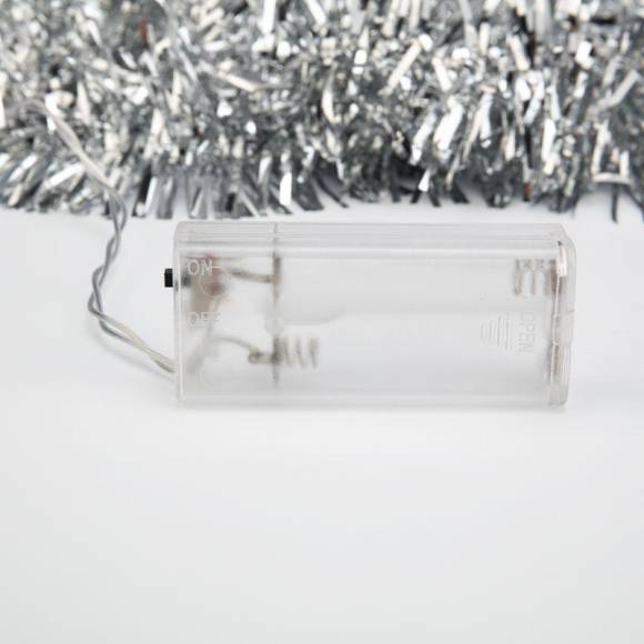 Гирлянда светодиодная "Мишура серебряная " 1.5м 10LED бел. 0.1Вт IP20 провод ПВХ прозр. элементы питания 2хAA (не в компл.) Neon-Night 304-011 Гирлянда светодиодная "Мишура серебряная " 1.5м 10LED бел. 0.1Вт IP20 провод ПВХ прозр. элементы питания 2хAA (не в компл.) Neon-Night 304-011