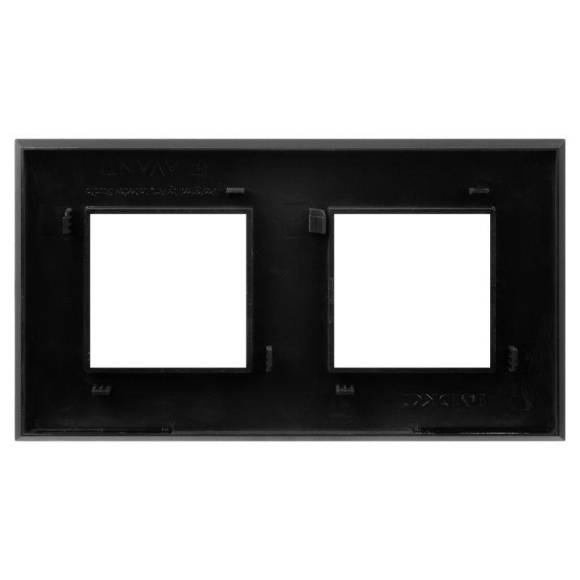 Рамка 4мод. ARTLEBEDEV Avanti "Черный матовый" DKC 4412904