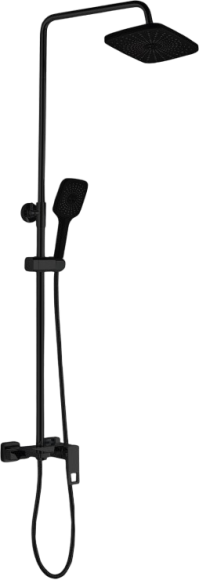 Душевая стойка Haiba HB24615-7 черная матовая