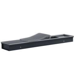 Конвектор отопления PrimoClima PCN 250х80х2200 внутрипольный, решетка анодированный алюминий