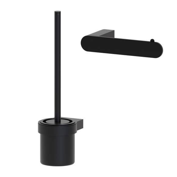Набор Держатель Artwelle Schwarz 7716 черный + Ершик 7729 с крышкой