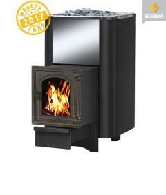 Печь банная Везувий Сенсация 22 антрацит дверка ДТ - 4С