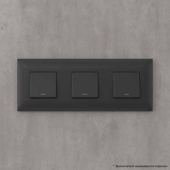 Рамка 6мод. ARTLEBEDEV Avanti "Черный матовый" DKC 4412906 Рамка 6мод. ARTLEBEDEV Avanti "Черный матовый" DKC 4412906