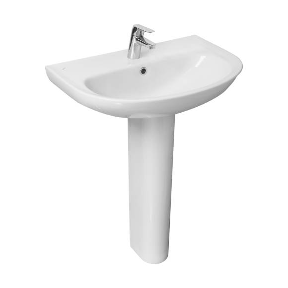 Раковина Santeri Прайм 1.3117.6.S00.11B.0 белая, с пьедесталом Раковина Santeri Прайм 1.3117.6.S00.11B.0 белая, с пьедесталом