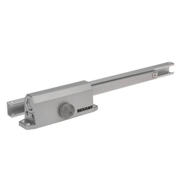 Доводчик дверной со скользящей тягой для установки на дверь весом до 65кг Rexant 46-0511 Доводчик дверной со скользящей тягой для установки на дверь весом до 65кг Rexant 46-0511