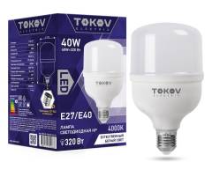 Лампа светодиодная 40Вт HP 4000К Е40/Е27 176-264В TOKOV ELECTRIC TKE-HP-E40/E27-40-4K Лампа светодиодная 40Вт HP 4000К Е40/Е27 176-264В TOKOV ELECTRIC TKE-HP-E40/E27-40-4K