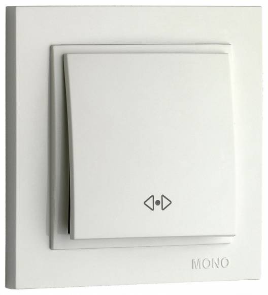 Выключатель перекрестный одноклавишный Mono Electric Despina 102-190025-112