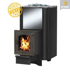 Печь банная Везувий Сенсация 28 антрацит дверка ДТ - 4С