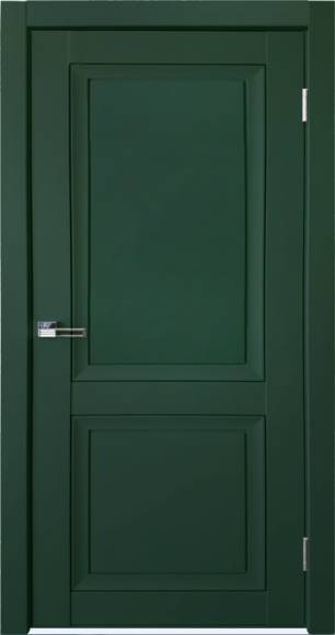 Полотно дверное  ДЕКАНТО-2  ПДГ (Barhat Green) (2 филенки)