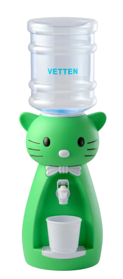 Кулер для воды VATTEN kids Kitty lime, в ассортименте