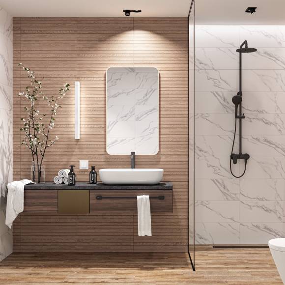 Плитка настенная Global Tile Eco Wood GT 10100001343 матовая 60x25 бежевая
