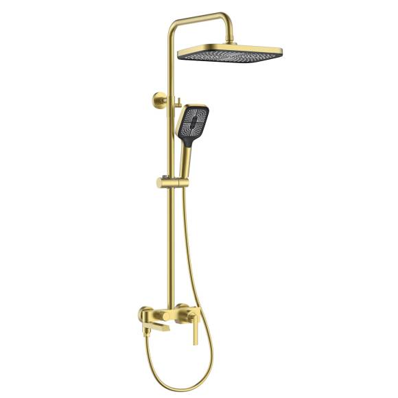 Душевая стойка Elghansa Urban XQ 2323301-2X, matt gold