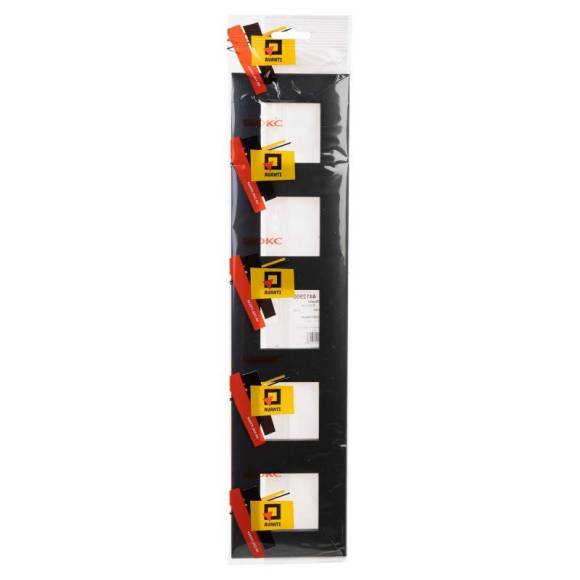 Рамка 10мод. ARTLEBEDEV Avanti "Черный матовый" DKC 4412900