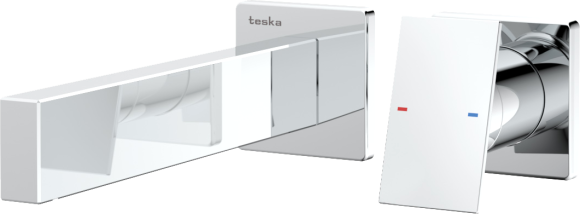 Смеситель для раковины Teska Alax E5306 С ВНУТРЕННЕЙ ЧАСТЬЮ, хром