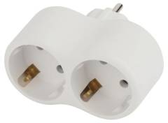 Разветвитель 2-м с заземл. 16А IP20 SPx-2e-W бел. Эра Б0053478 Разветвитель 2-м с заземл. 16А IP20 SPx-2e-W бел. Эра Б0053478