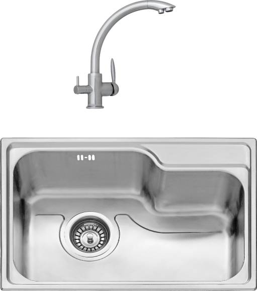 Комплект Мойка Seaman Eco Wien Eco Wien SWT-6845 + Смеситель Barcelone SSL-5381 water polish