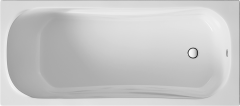 Ванна из искусственного камня GreenStone Olivia 180x80 см, встраиваемая, белая, на ножках