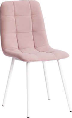 Комплект стульев TetChair Модерн Chilly Max велюр пыльно-розовый, ножки белые, 2 шт Комплект стульев TetChair Модерн Chilly Max велюр пыльно-розовый, ножки белые, 2 шт