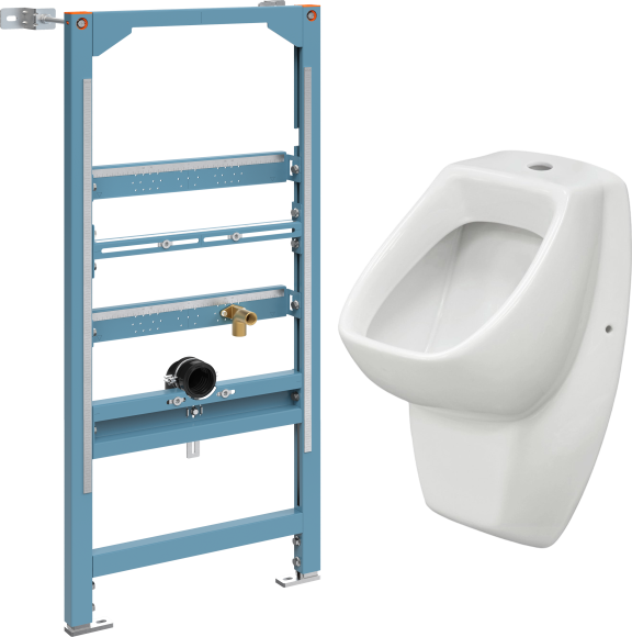 Комплект Инсталляция VitrA Frame + Писсуар Santek Гала 1WH301774 подвесной