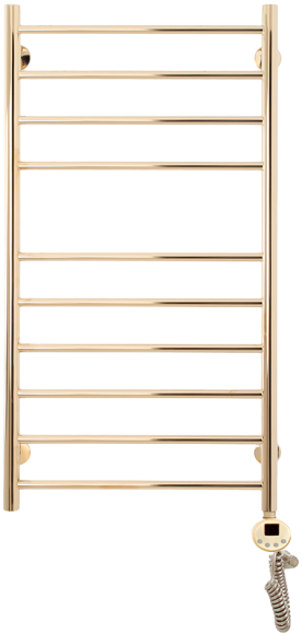 Полотенцесушитель электрический Domoterm Медея П10 50x100, золото, R
