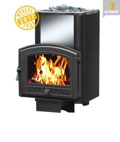 Печь банная Везувий Сенсация 28 антрацит дверка 224