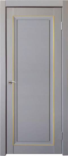 Деканто-1 (1филенка) ПДГ BARHAT LIGHT GREY (ЛАТУНЬ)