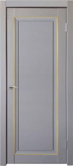 Деканто-1 (1филенка) ПДГ BARHAT LIGHT GREY (ЛАТУНЬ)