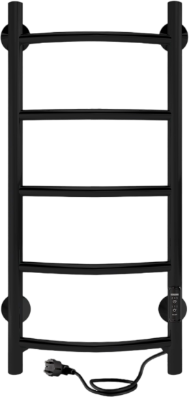 Полотенцесушитель электрический Indigo Arc Lux LCALE70-30BRRt черный муар