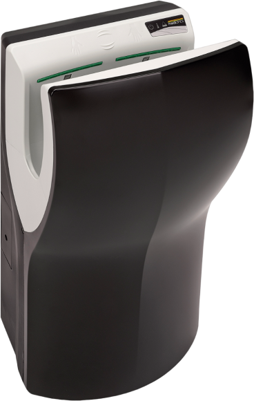 Сушилка для рук Mediclinics Dualflow Plus M14AB со щеточным двигателем, черная