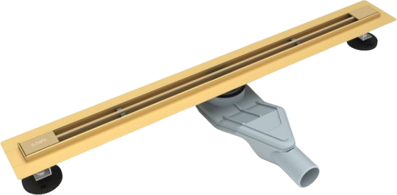 Душевой трап (лоток) Esbano Slim Line 80 cм, матовое золото