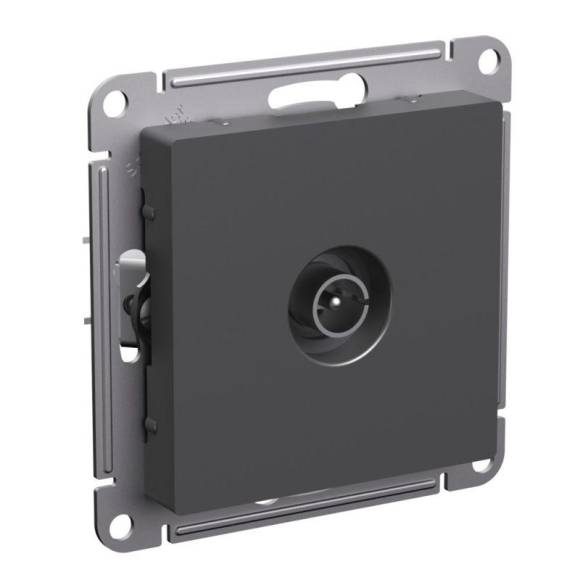 Розетка телевизионная TV AtlasDesign коннектор механизм базальт SE ATN001493 Розетка телевизионная TV AtlasDesign коннектор механизм базальт SE ATN001493