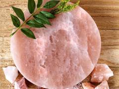 Плитка КРУГЛАЯ из гималайской соли 20х20х2.5 SALTWAY